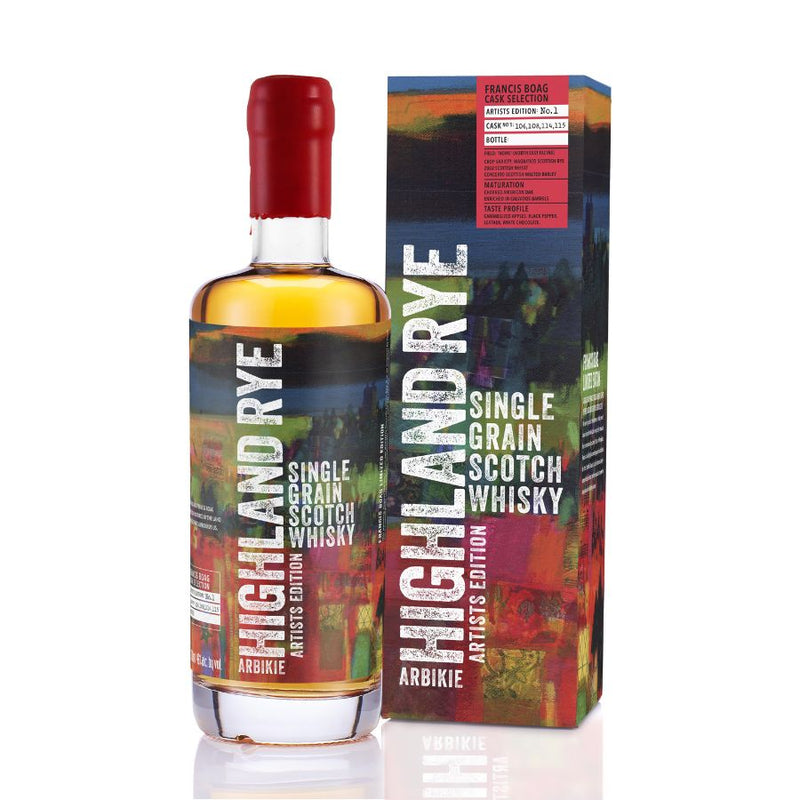 アービッキー ライ・シングルグレーンウイスキー アーティスト・リミテッド・エディション・